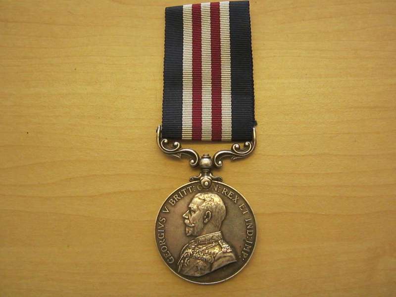 WW 1 GV military medal with service papers.